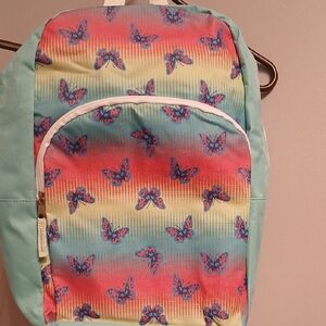 Colorful Butterfly Print Backpack